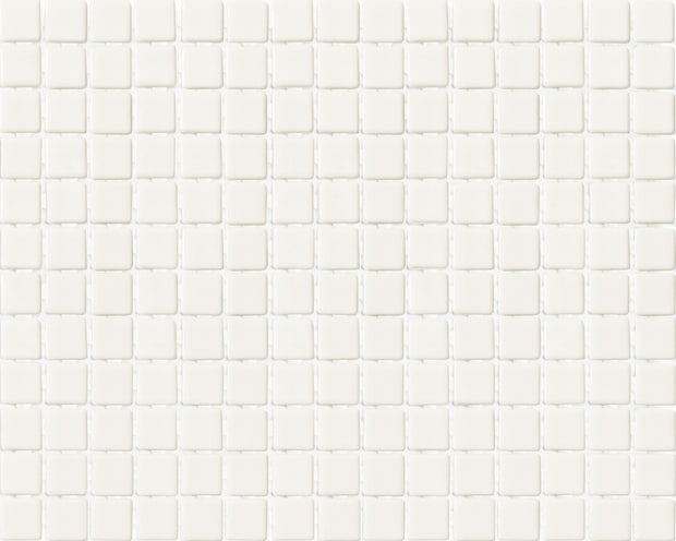 Fog White 2001 Glass Pool Mosaic 310x390mm sheet