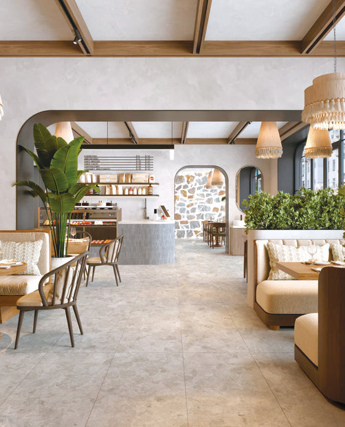Modena Stone Beige Pebble Look Porcelain Tiles