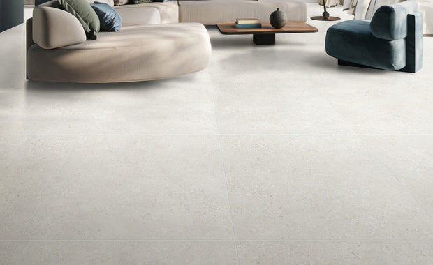 Frammenti White Concrete Look Porcelain Tiles