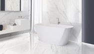 Statuario Marble Look Porcelain Tiles