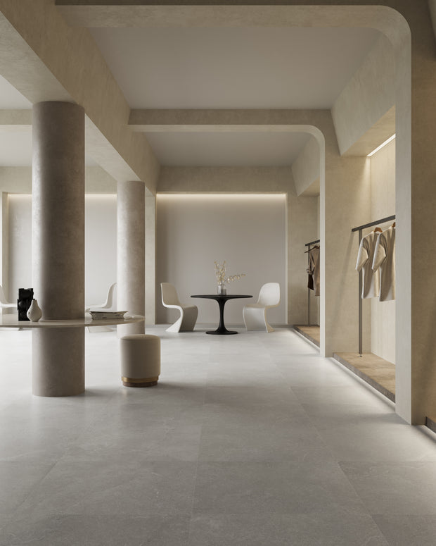 Provence White Limestone Look Porcelain Tiles