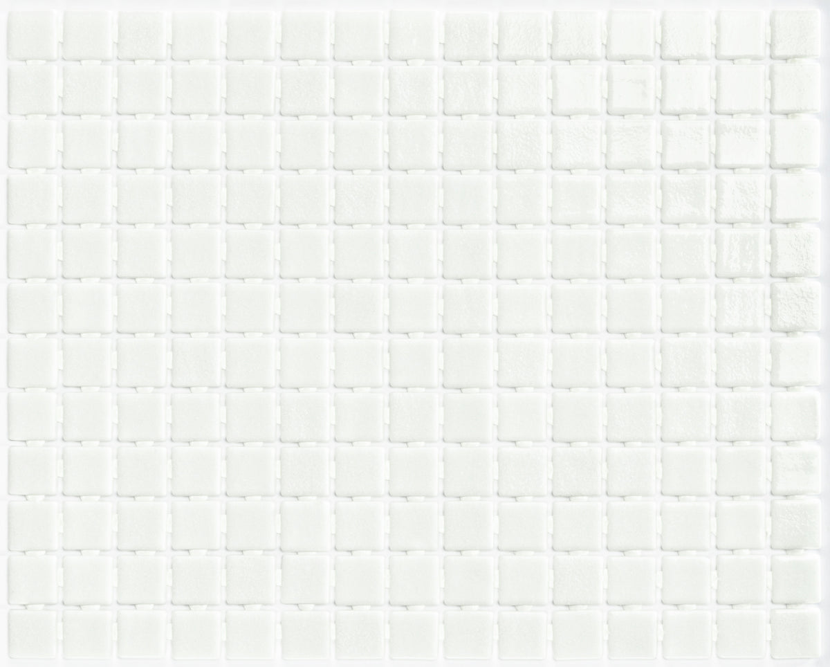 Fog Blanco 3000 Glass Pool Mosaic 310x390mm sheet