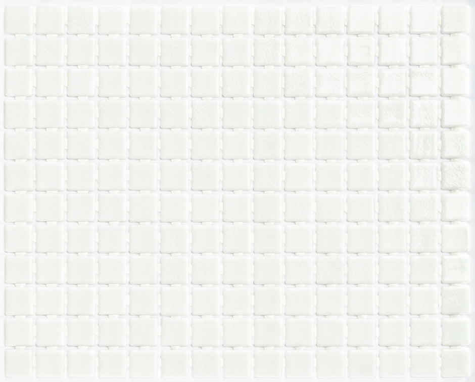 Fog Blanco 3000 Glass Pool Mosaic 310x390mm sheet