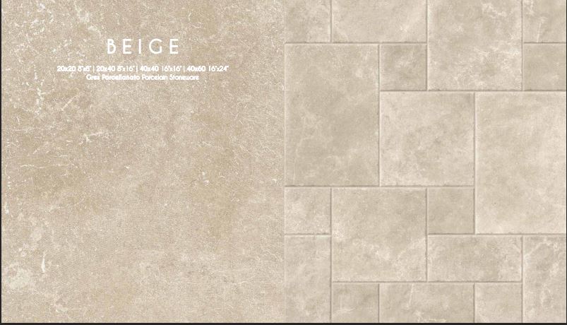 Pietra Ionica Beige Versailles Porcelain Tiles 400x600mm external