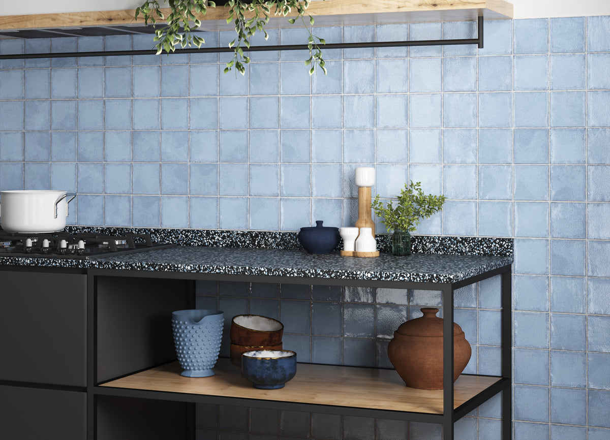 Altea Ash Blue 100x100 Square Tiles