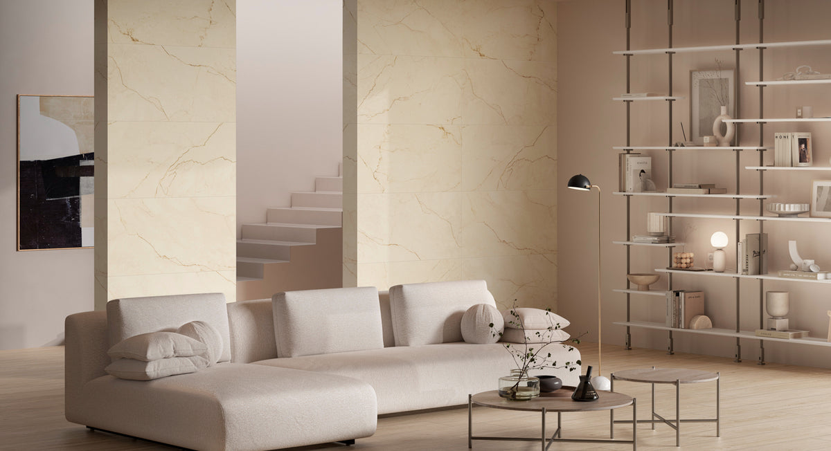 Segesta Avorio Marble Look Porcelain Tiles