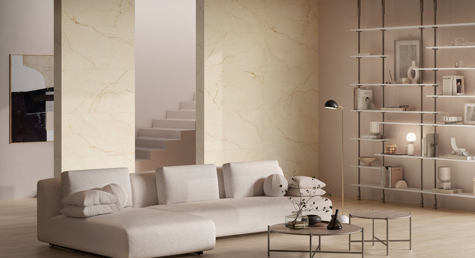 Segesta Avorio Marble Look Porcelain Tiles