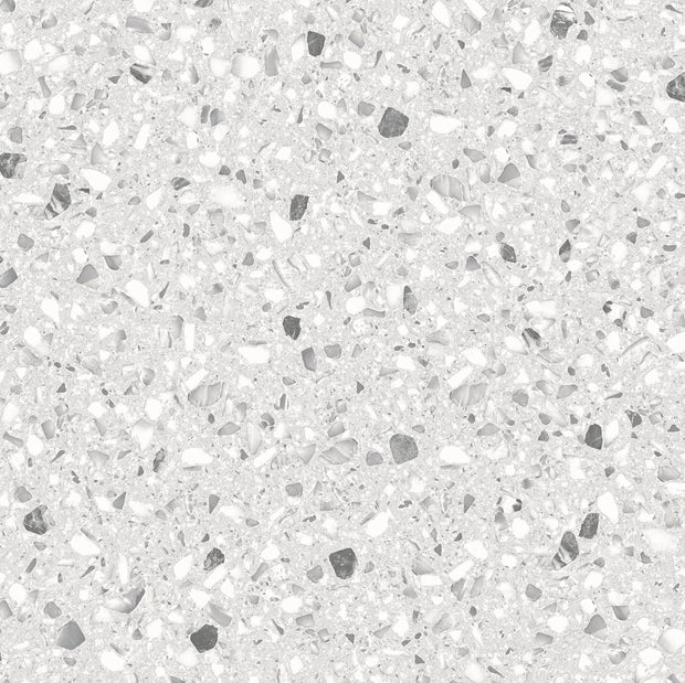 Emporio Grey Terrazzo Look Porcelain Tiles 300x300mm