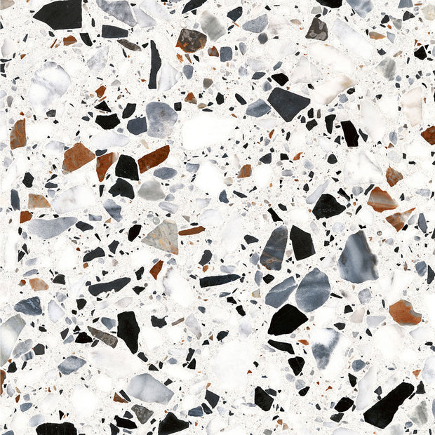 Emporio Mix Terrazzo Look Porcelain Tiles 300x300mm