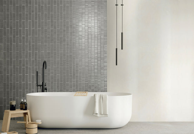 Vibrant Pewter Subway Tiles