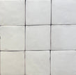 Byron Chalk Zellige Porcelain Tiles 100x100mm