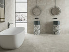 Tundra Grey Marble Look Porcelain Tiles