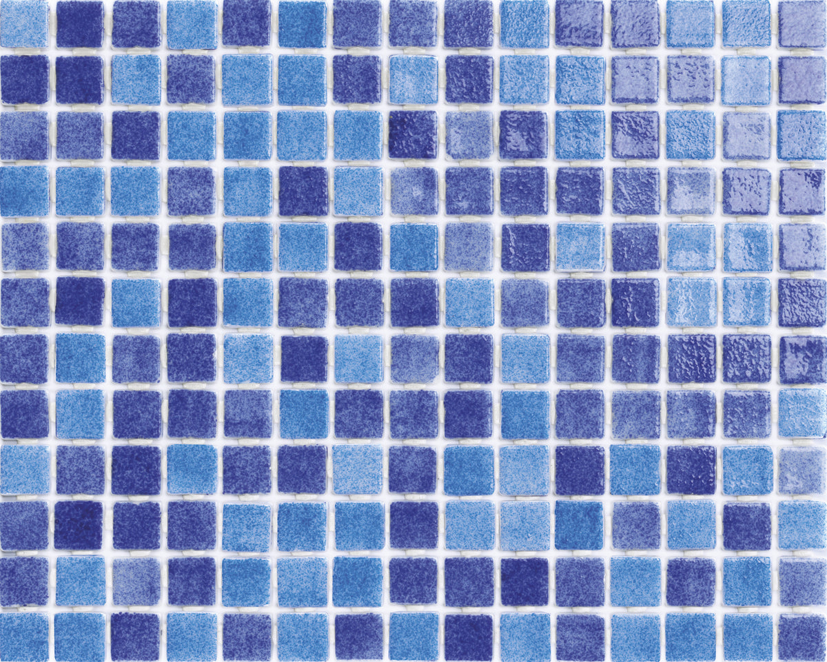 Blends Mallorca 7533 Glass Pool Mosaic 310x390mm sheet
