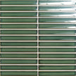 Antique Green Concave Finger Mosaic Tiles 22x145mm chips