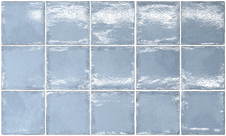 Altea Ash Blue 100x100 Square Tiles 100x100mm