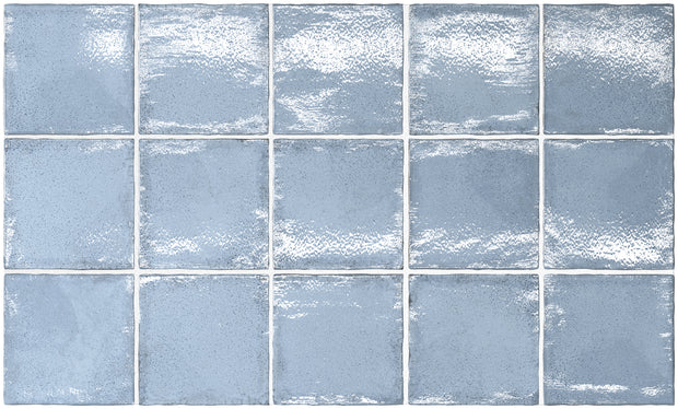 Altea Ash Blue 100x100 Square Tiles 100x100mm