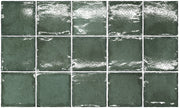 Altea Pine Green 100x100 Square Tiles 100x100mm