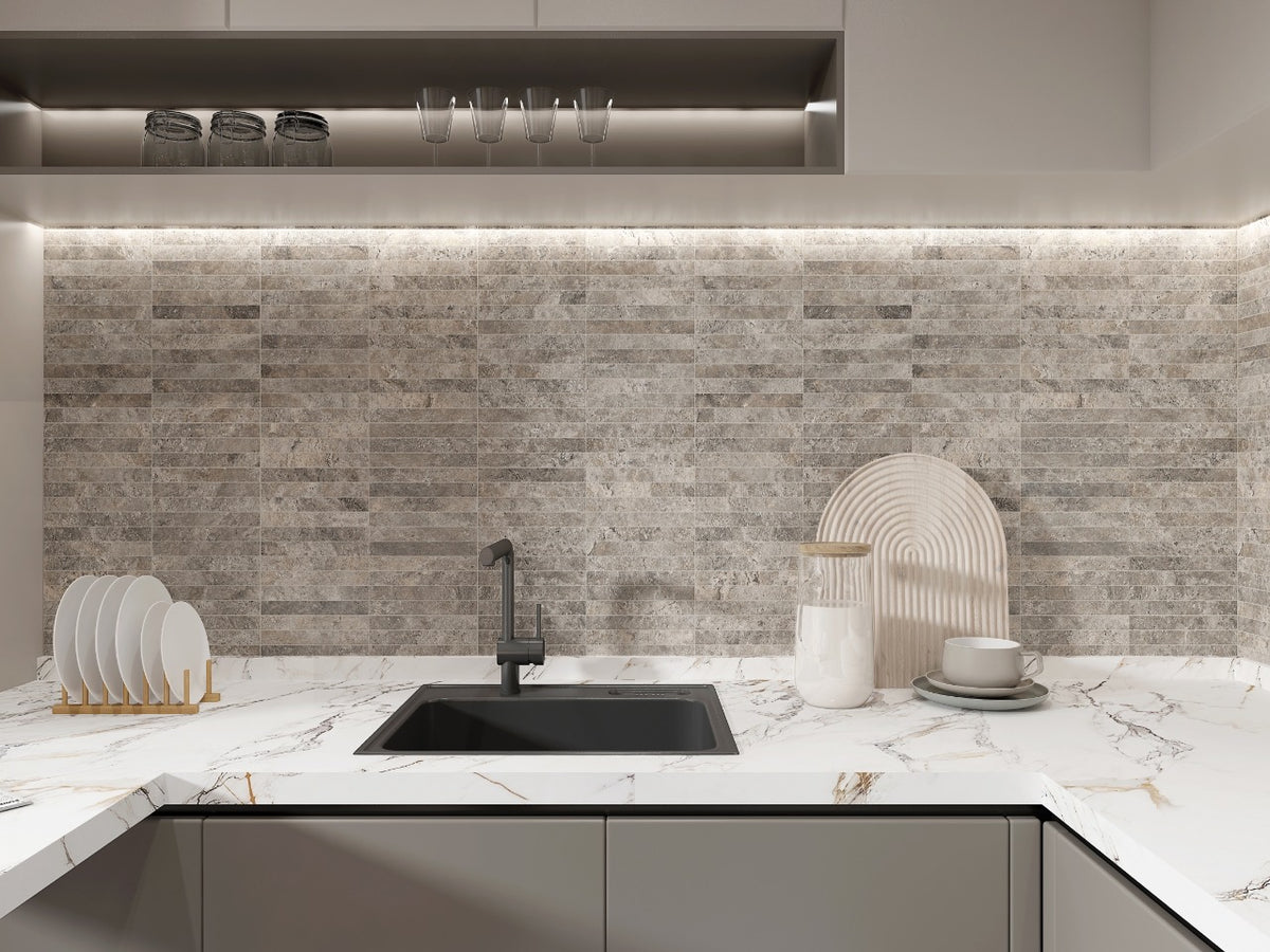 Travertino Sterling Travertine Look Porcelain Tiles