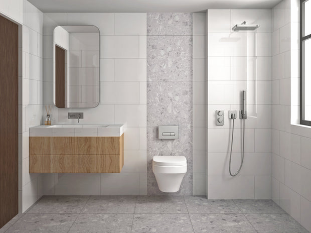 Rectified White Matt Wall Tiles 300x600mm