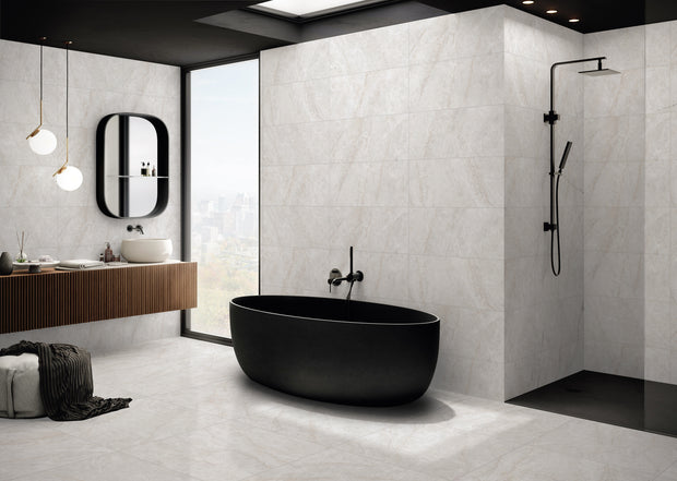 Taj Mahal Ivory Marble Look Tiles Ivory