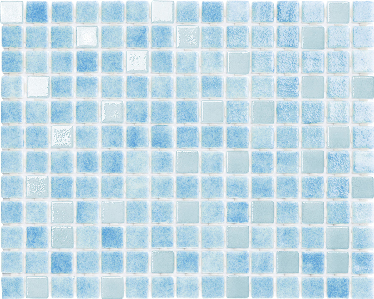 Iris Mix Light 7804 Glass Pool Mosaic 310x390mm sheet