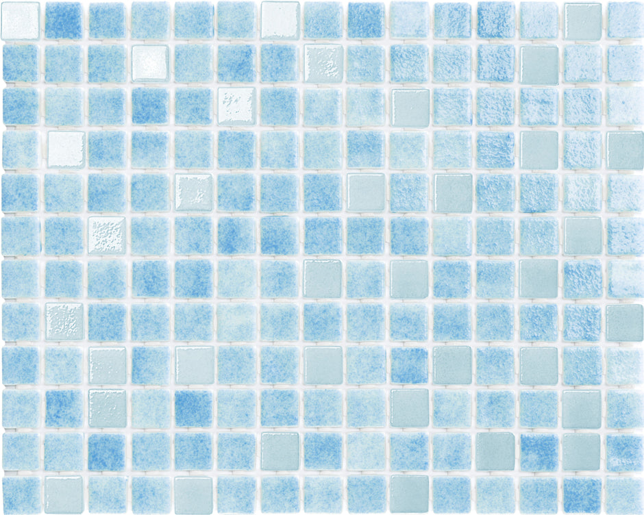 Iris Mix Light 7804 Glass Pool Mosaic 310x390mm sheet