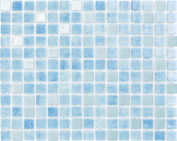 Iris Mix Light 7804 Glass Pool Mosaic 310x390mm sheet