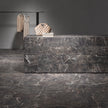 Segesta Nero Marble Look Porcelain Tiles 600x600mm