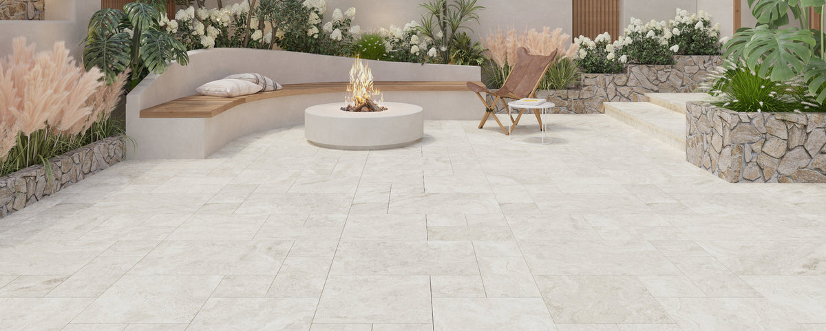 Travertino Beige Travertine Look Porcelain Tiles