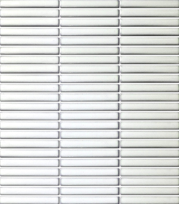 Antique White Finger Mosaic Tiles 12x92mm chips