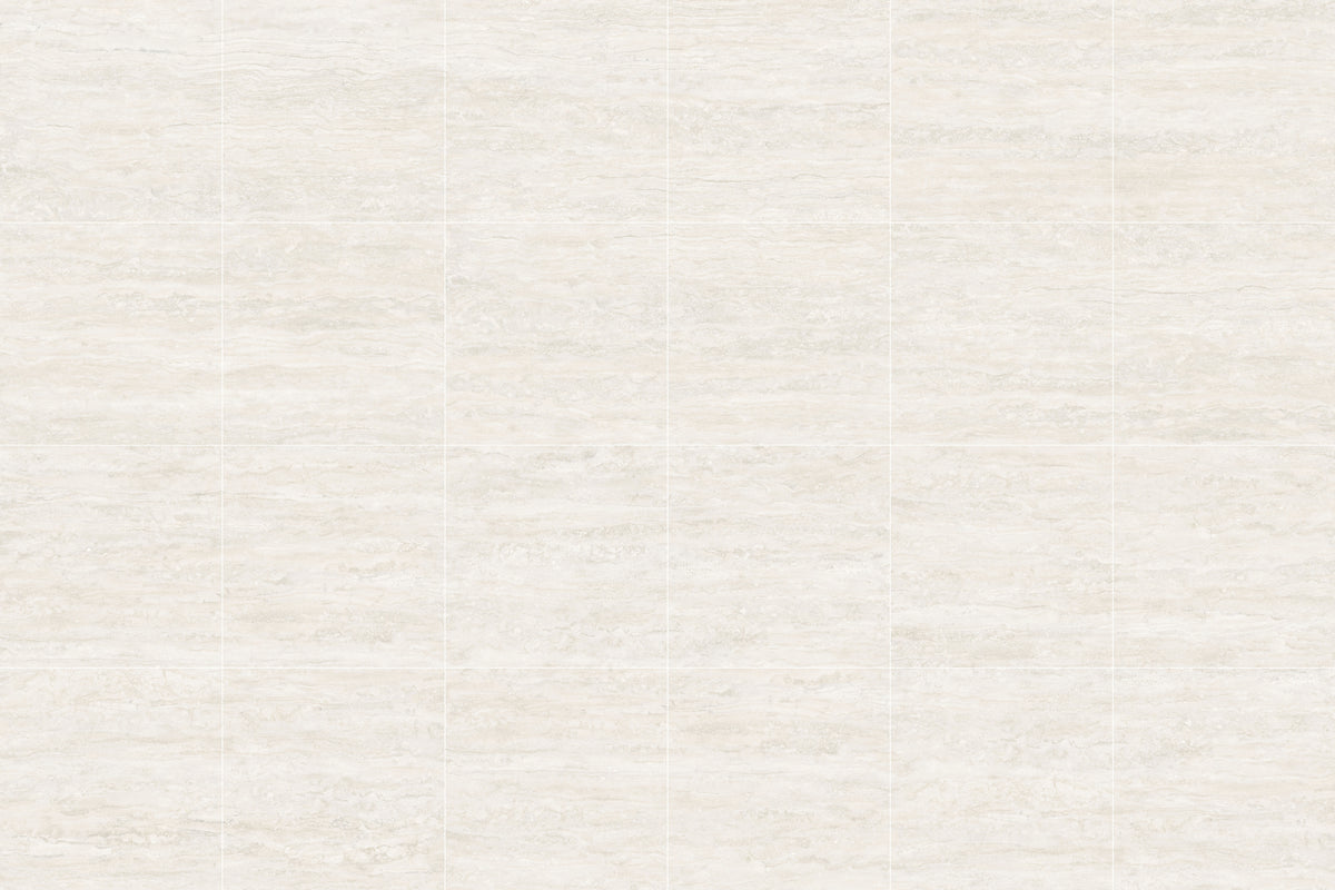 Museum Bianco Travertine Look Porcelain Tiles 300x600mm