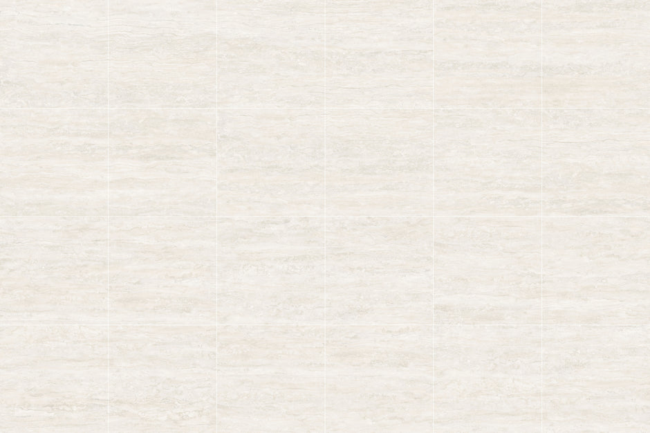 Museum Bianco Travertine Look Porcelain Tiles 300x600mm