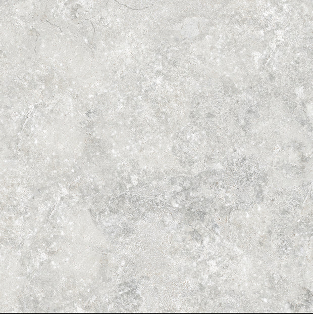 Tivoli Silver Travertine Look Porcelain Tiles 300x300mm