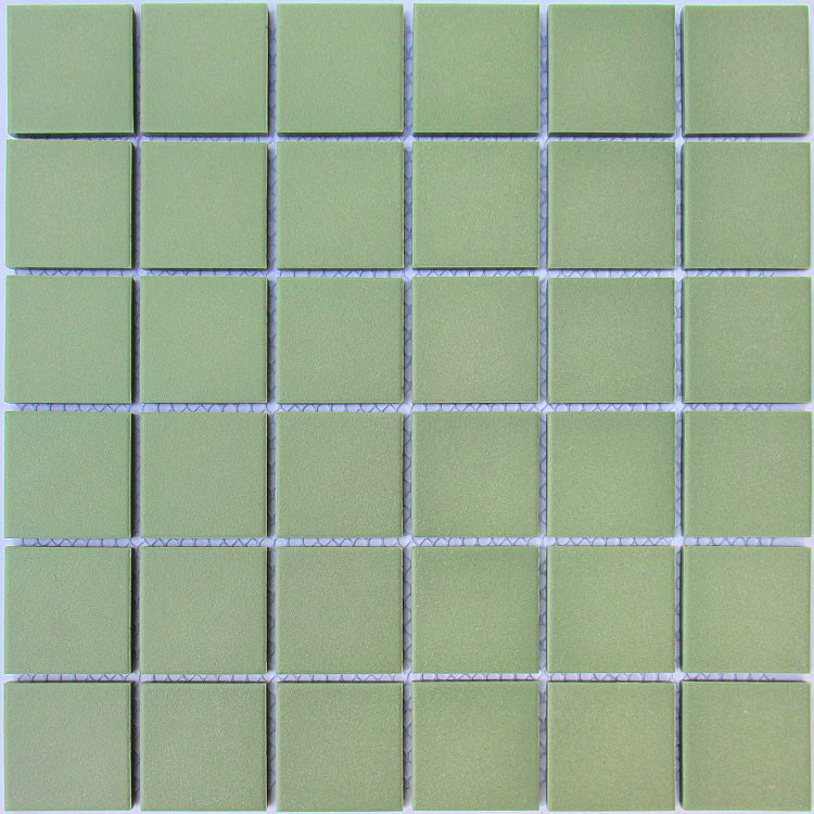 Unglazed Willow Square Mosaic Tiles 48x48mm chips on 306x306mm sheet