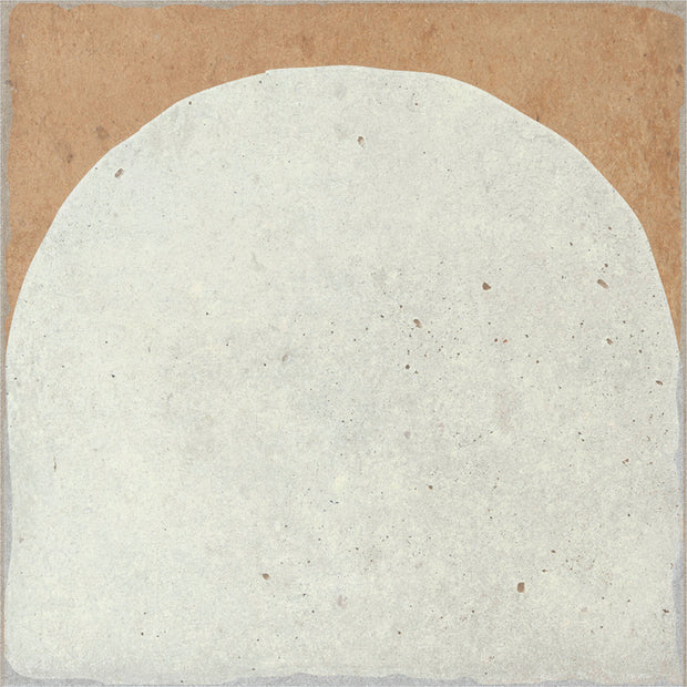 Atlas White Arch Decor Tiles 150x150mm