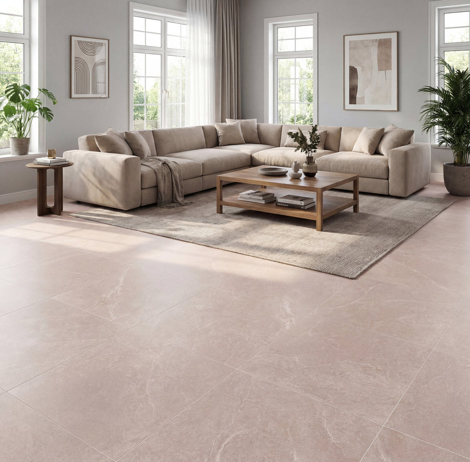 Turin Beige Stone Look Porcelain Tiles