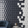Wave White Fish Scale Tiles