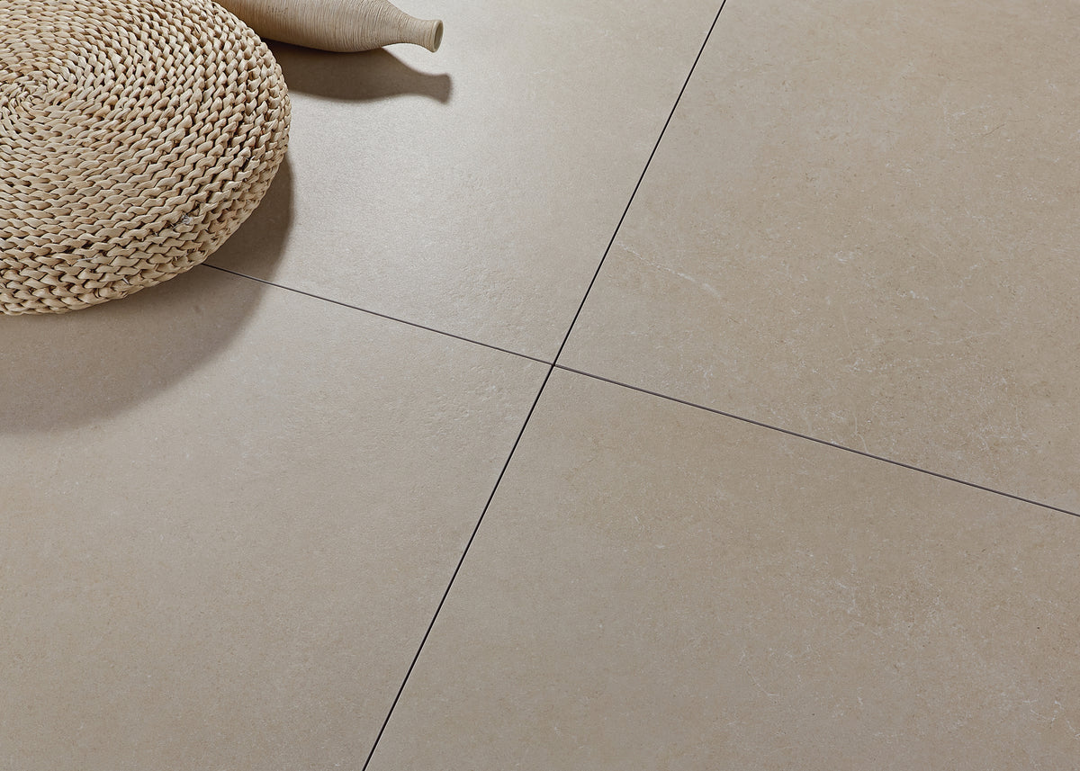 Provence Beige Limestone Look Porcelain Tiles