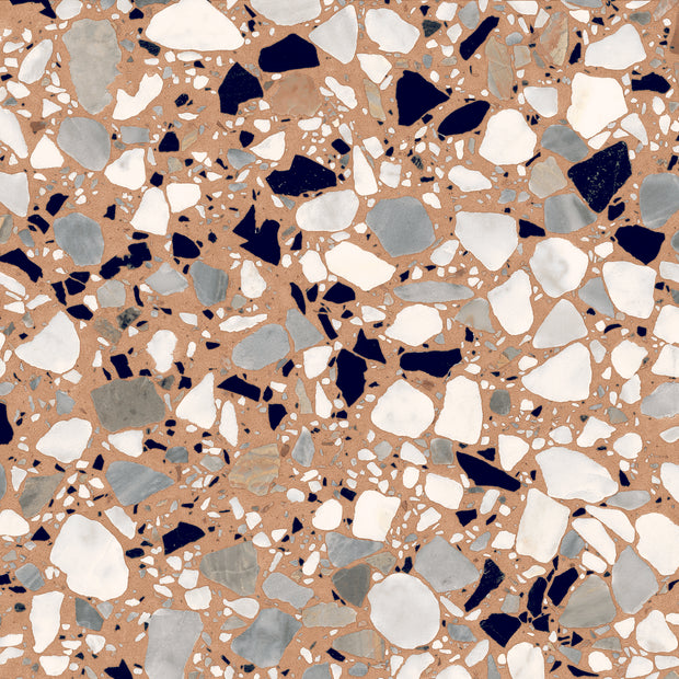 Fragment Terracotta Terrazzo Tiles 200x200mm
