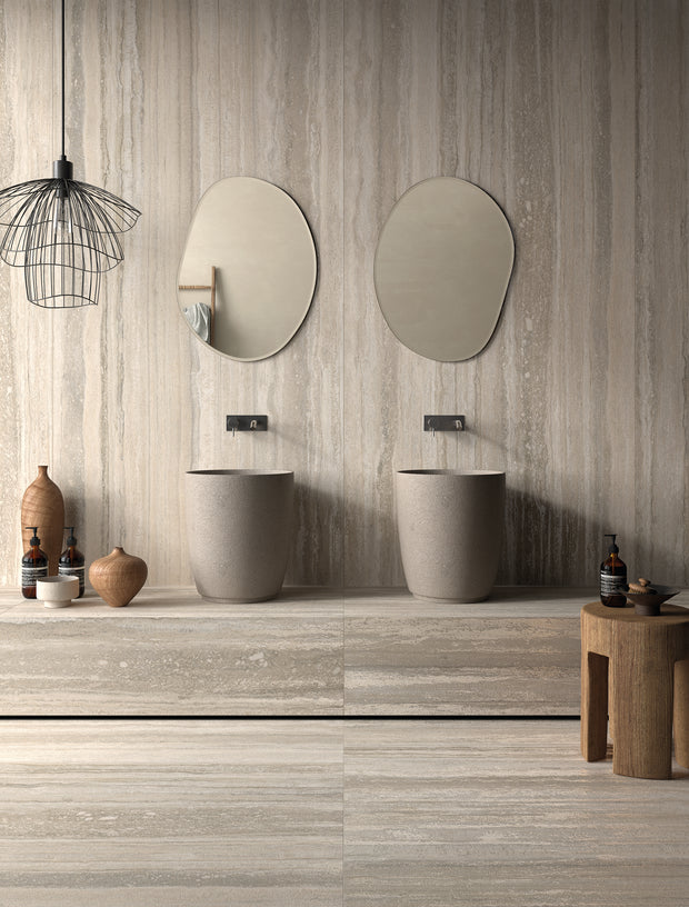 Cocoon Beige Stone Look Porcelain Tiles