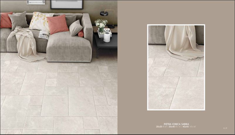 Pietra Ionica Sabbia Versailles Porcelain Tiles