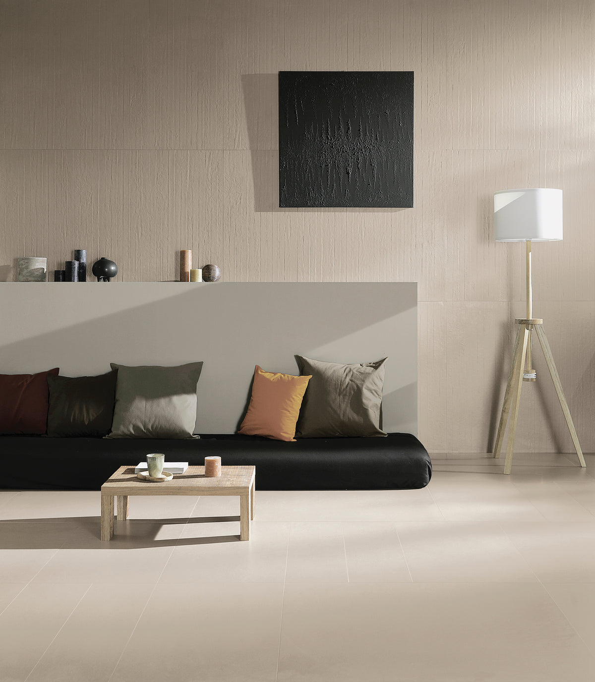 Riga Clay Smooth Plaster Look Porcelain Tiles