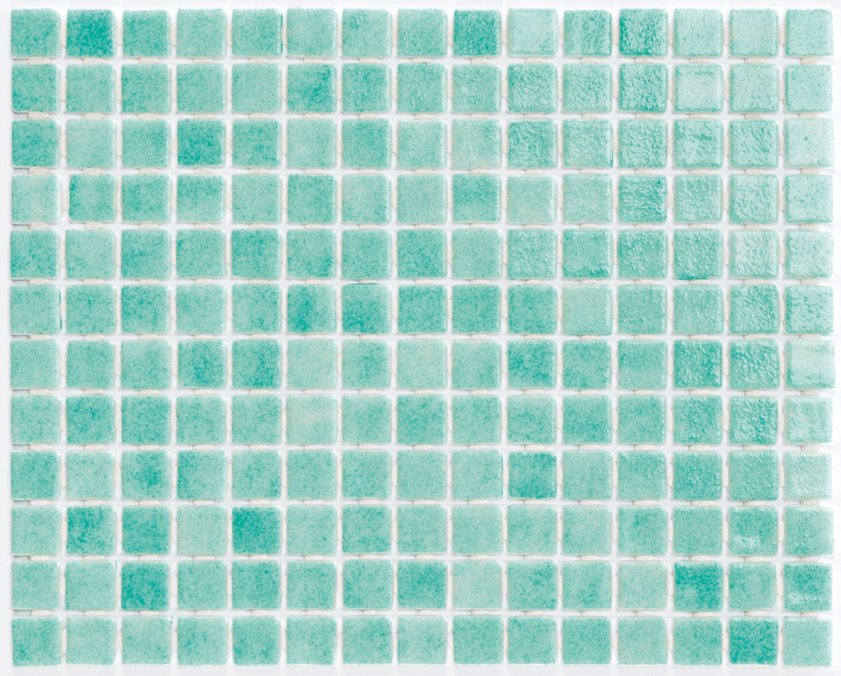 Fog Verde 3057 Glass Pool Mosaic 310x390mm sheet