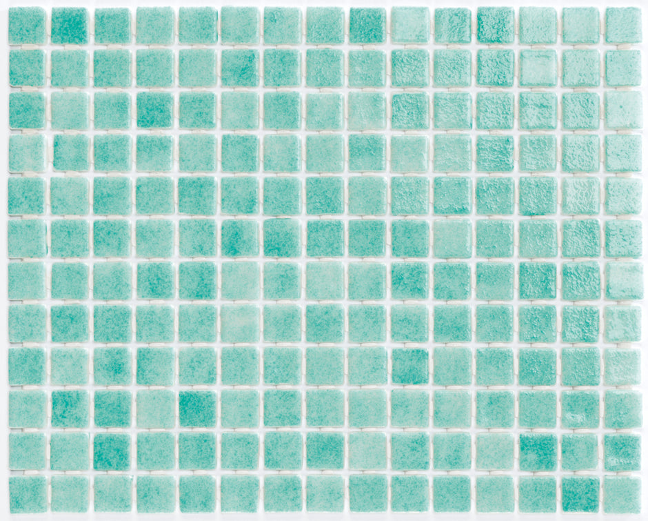Fog Verde 3057 Glass Pool Mosaic 310x390mm sheet