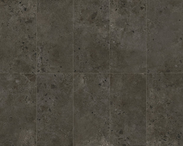 Ambrosia Cinder Pebble Stone Look Porcelain Tiles 300x600mm