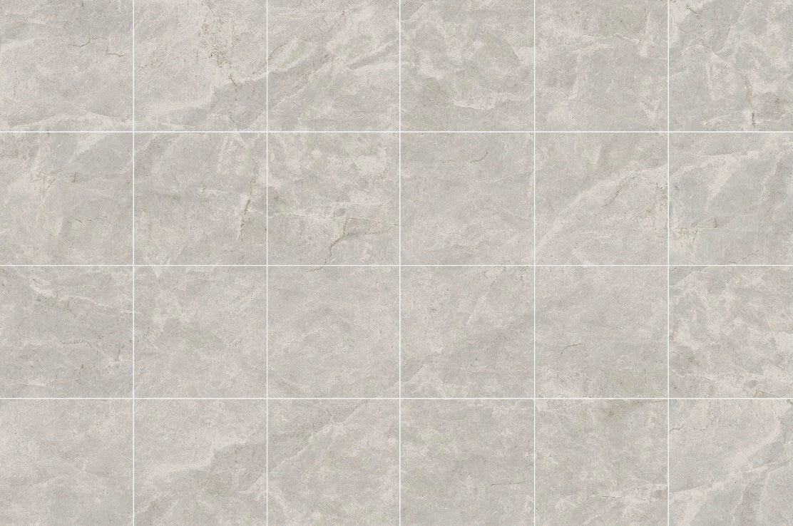 Tundra Grey Marble Look Porcelain Tiles 75x300mm