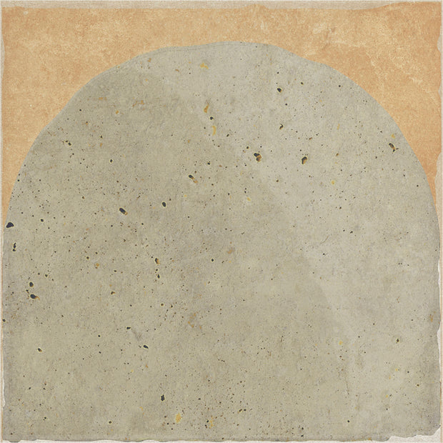 Atlas Khaki Arch Decor Tiles 150x150mm