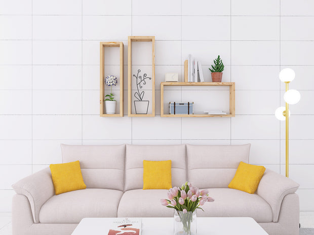 Rectified White Gloss Wall Tiles 300x600mm