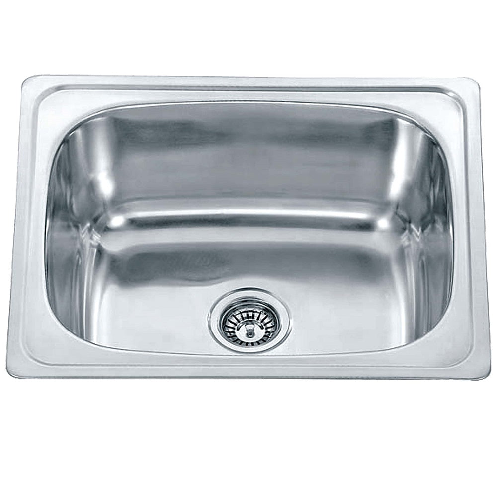 Zenmo Lavassa Stainless Steel Laundry Tub 45L SS A28 in Stainless Steel