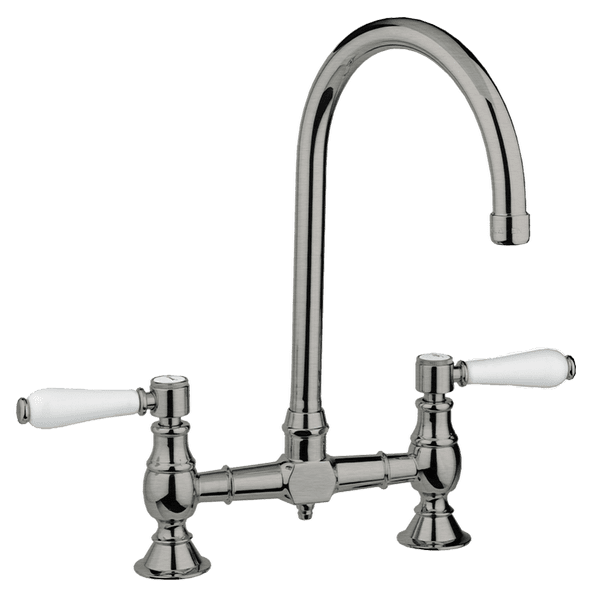 Provincial Exposed Breach Kitchen Tap in Brushed Nickel